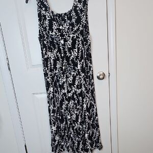 J.B.S. Black and White Maxi Dress
